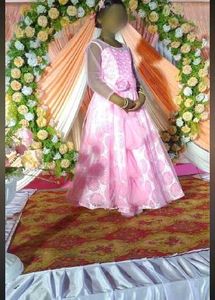 Baby Pink Girl Concan Dress