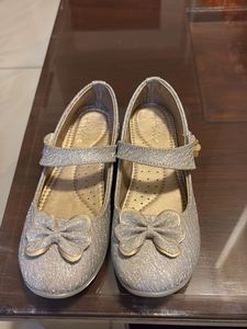 Sparkly Bow Flats for Girls