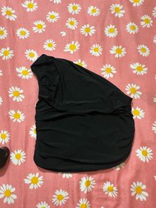 Chic One Shoulder Ruched Top