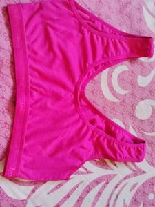 130.Vibrant Pink Sports Bra