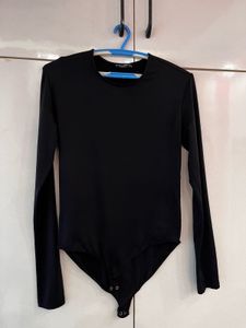 Black Long Sleeve Bodysuit