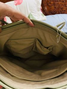 Stylish Olive Green Tote Bag