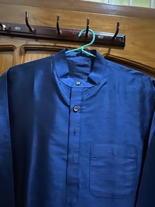 Blue Kurta pyjama set for Men