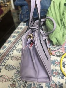 Chic Lavender Top Handle Bag