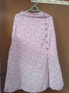 Floral Pink Ethnic Skirt