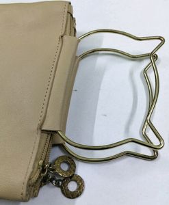 Sling bag 2 in one with golden metal stone/Stylish