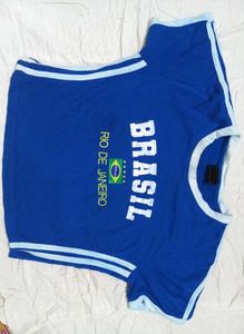 Blue Rio de Janeiro Brazil Graphic Tee