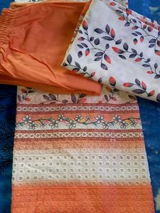 Orange &amp; White Suit