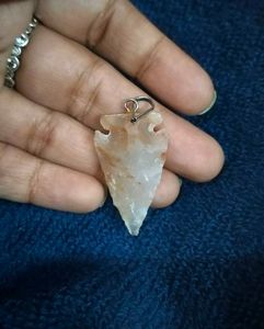 Arrow Head Natural Semi Precious Stone Pendant