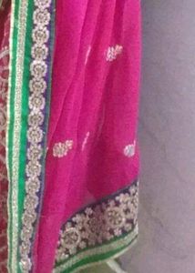 Rose Pink Saree