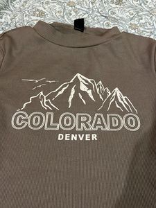 Colorado Denver Graphic Crop Top