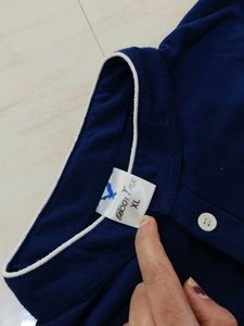 Men's Navy Blue Polo T-Shirt
