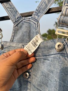 Girls Jeans Pinafore