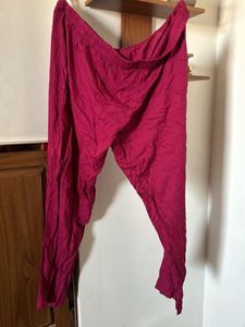 Magenta  Salwar Pants