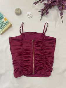 Chic Ruched corset Top