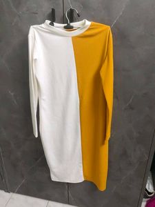 Colorblock Long Sleeve Dress