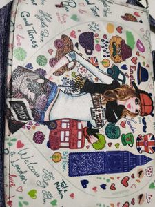 London Print Crossbody Bag