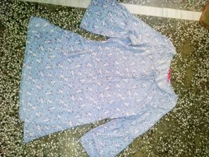 Trending Blue Floral Design Kurta