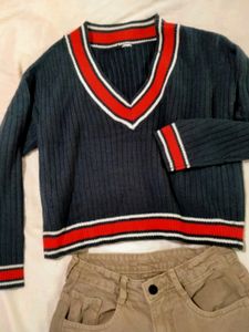 Vintage V-Neck Sweater