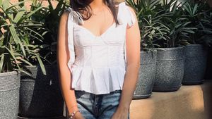 White Corset Tie Tank Top