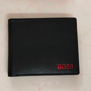 Hugo Boss Men's Black Leather Wallet
