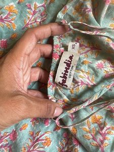 peplum cotton top