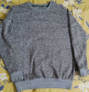 Men's Grey Melange Sweatshirt