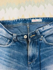 SPYKAR Distressed Blue Denim Jeans