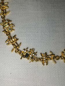 Gold Tone Statement Necklace