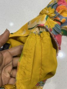 Floral Yellow Maxi Dress