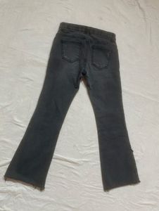 Stylish Grey Flared Jeans