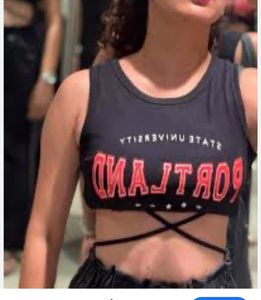 Vintage Portland State Crop Top