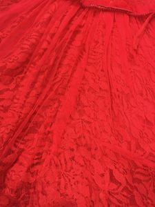 kids Beautiful Red Party Gown
