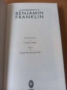 Benjamin Franklin Autobiography