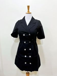 Double-Breasted Blazer Dress