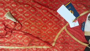 Elegant Red Printed Kurta