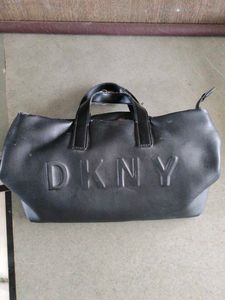 DKNY black tote bag