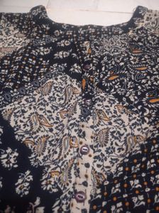 Boho Patchwork Print Kurti