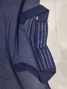 Elegant Navy Blue hijab