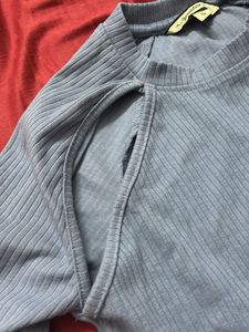 Ribbed Long Sleeve Top