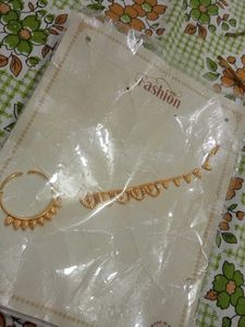 Elegant Nath Indian Nose Ring Chain