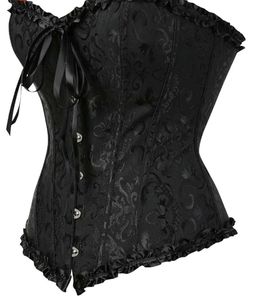 Black Vintage Corset Bustier