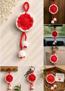 Handmade Crochet keychain charm