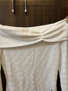 Off-Shoulder Textured Top
