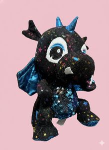 Sparkly Stuffed Dragon Plush Toy