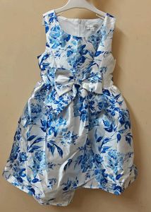 🇦🇺Imported Designer Blu Floral Hi-Low Dress