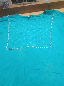 Elegant Turquoise Kurta Set