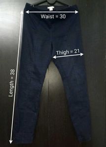 🎀🌼H&amp;M_Navy Blue Skinny Treggings🌼🎀