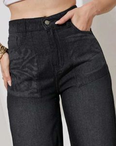Shein Wide Leg Denim Pants