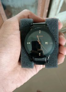 Men Watch - Black Stainless Steel